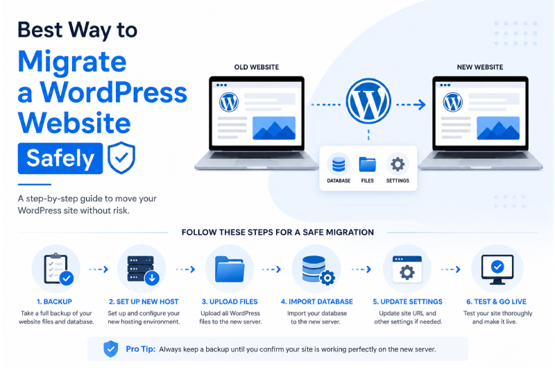 migrate wordpress website