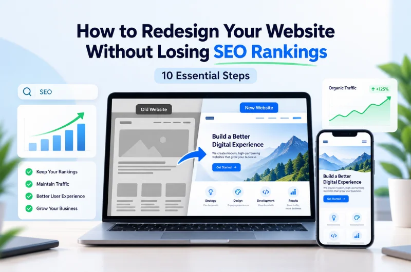 How to Redesign Your Website Without Losing SEO Rankings: 10 Essential Steps